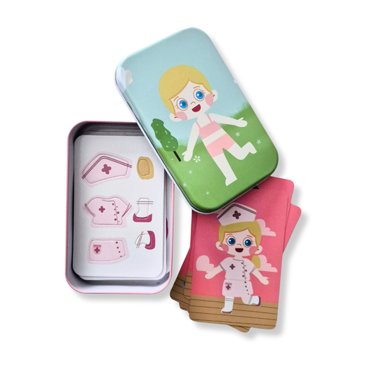 Magnetic Dress Up Doll-Pink