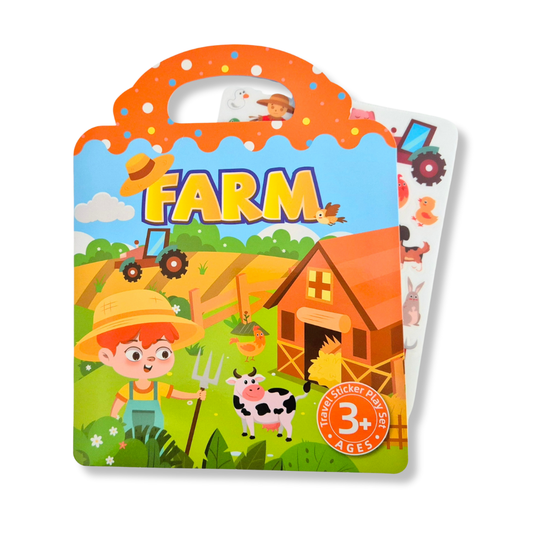 Reusable Sticker Book-Farm