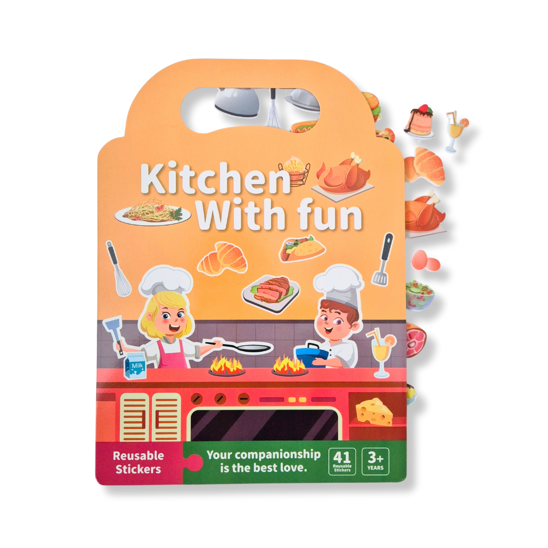 Reusable Sticker Book-Kitchen